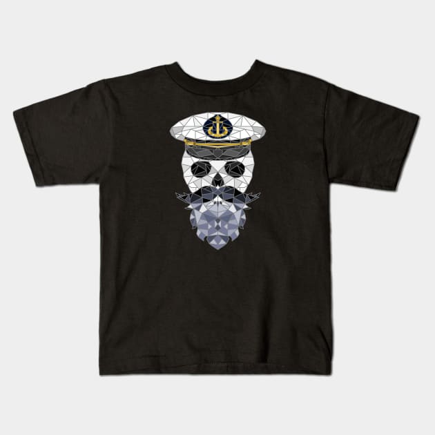 Captain Skull Kids T-Shirt by inotyler